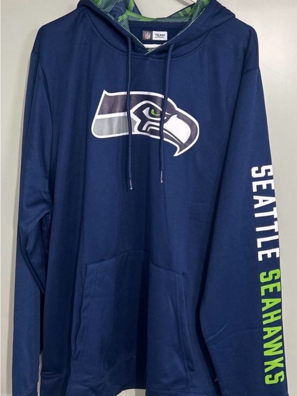 Seattle Seahawks Men's Navy Pullover Hoodie